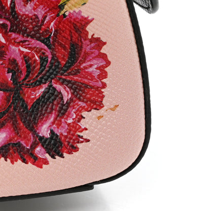 Dolce & Gabbana Dauphine Roses Print Small Miss Sicily Satchel Black 13 of 13
