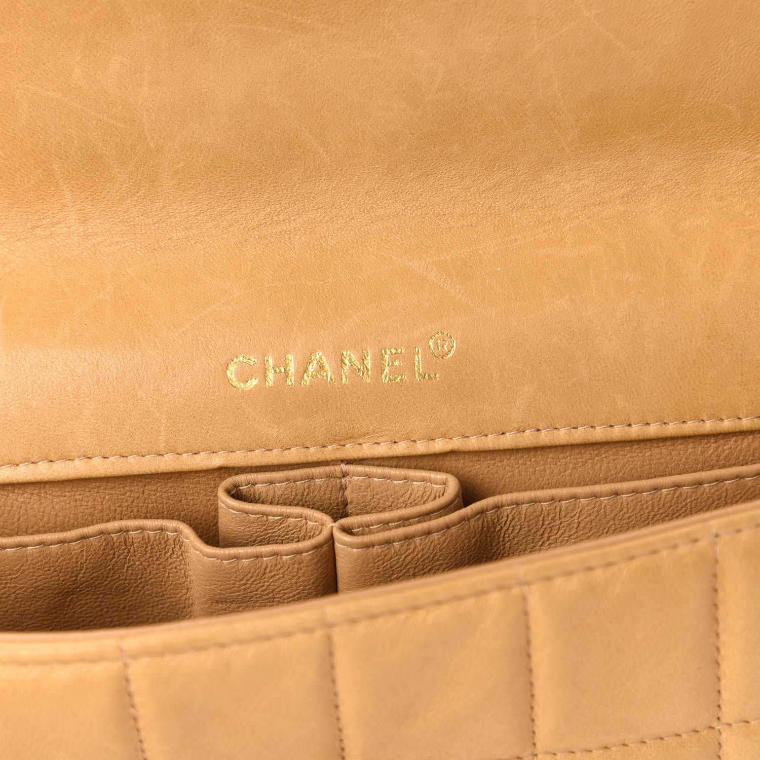 Chanel Lambskin East West Chocolate Bar Flap Beige 8 of 10