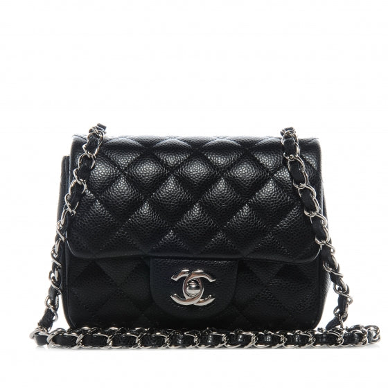 Chanel Caviar Quilted Mini Square Flap Black 1 of 8