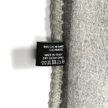 Chanel Cashmere CC Scarf Grey 4 of 4
