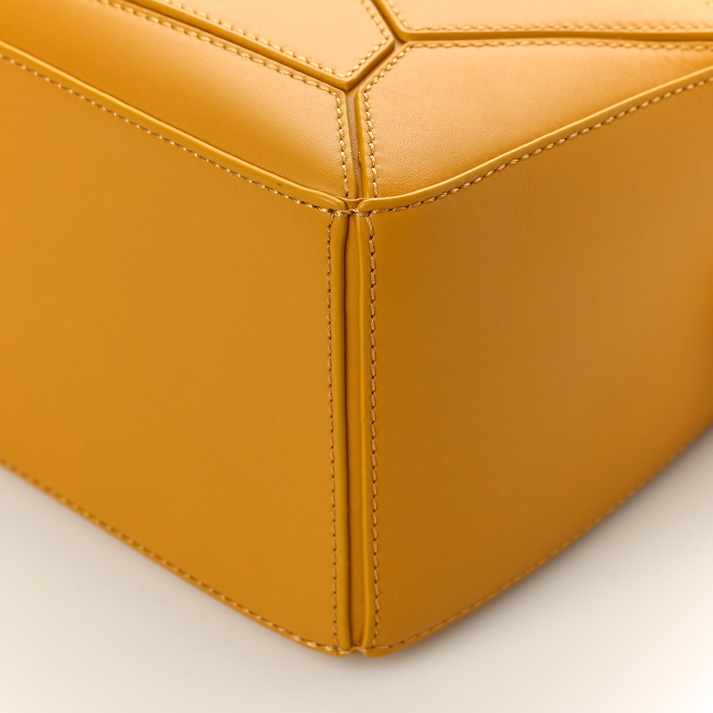 Satin Calfskin Small Puzzle Edge Bag Sunflower