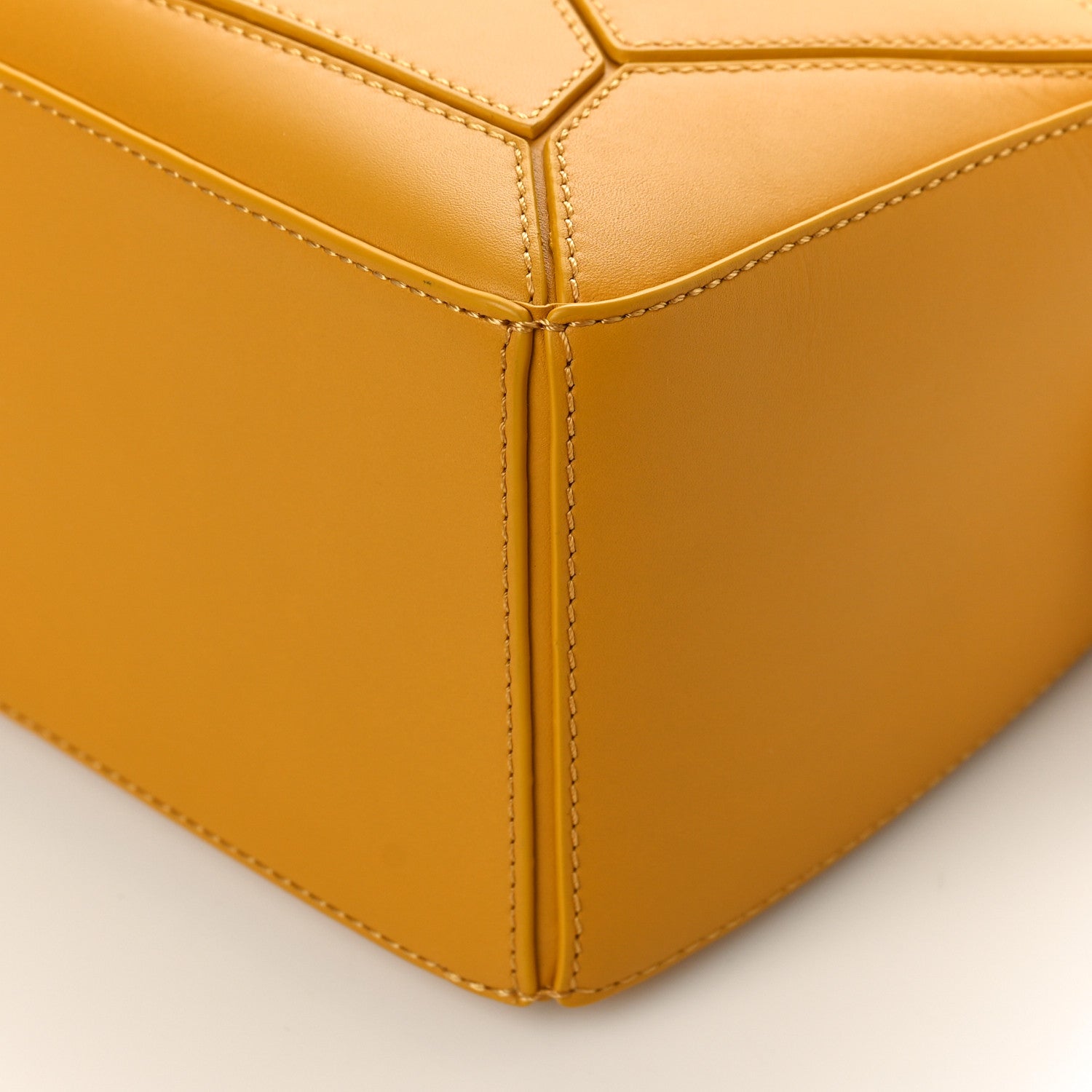 Loewe Satin Calfskin Small Puzzle Edge Bag Sunflower 8 of 8