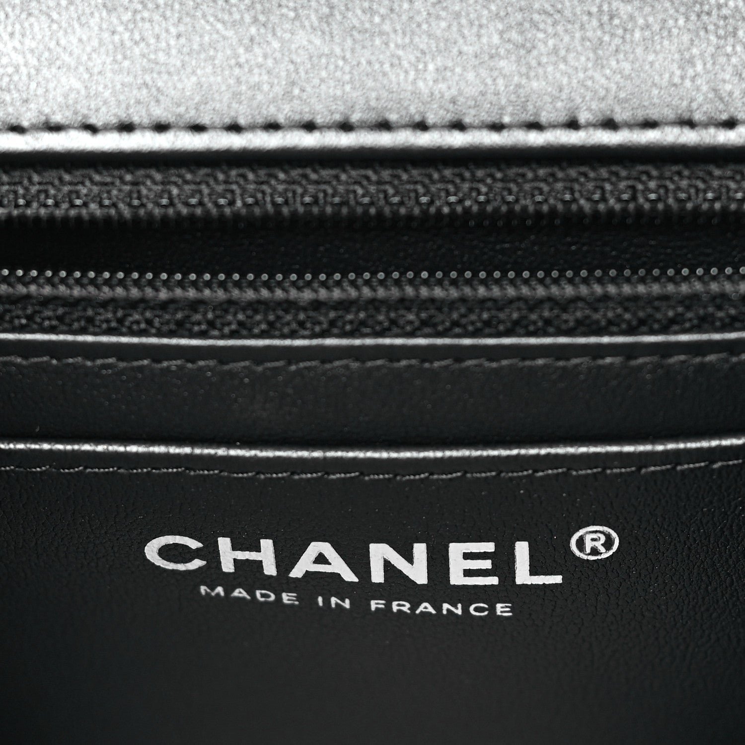 Chanel Lambskin Quilted Mini Rectangular Flap Black 6 of 9