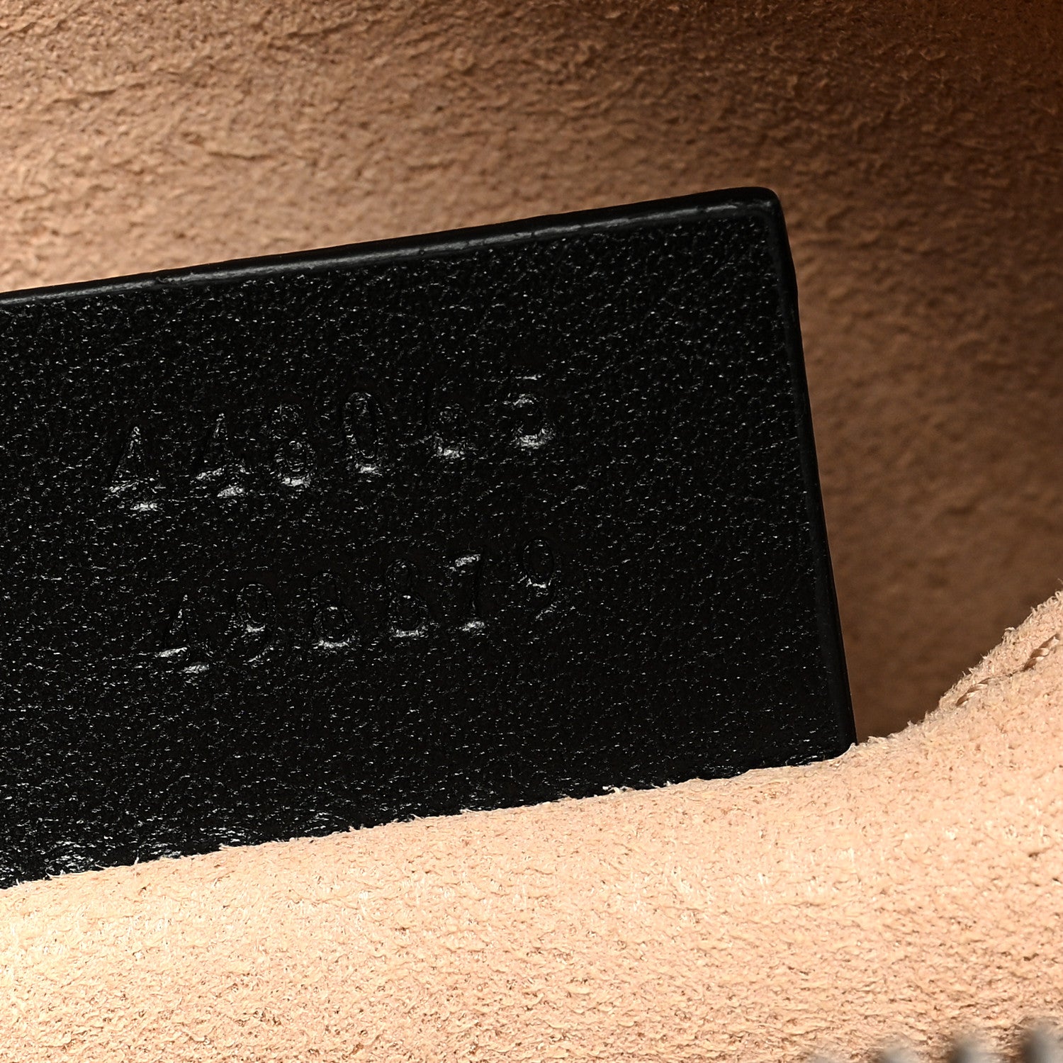 Gucci Calfskin Matelasse Mini GG Marmont Chain Shoulder Bag Black 7 of 11