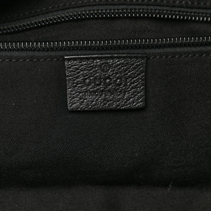 Gucci GG Monogram Web Large Collapsible Carry On Duffle Bag Black 5 of 9