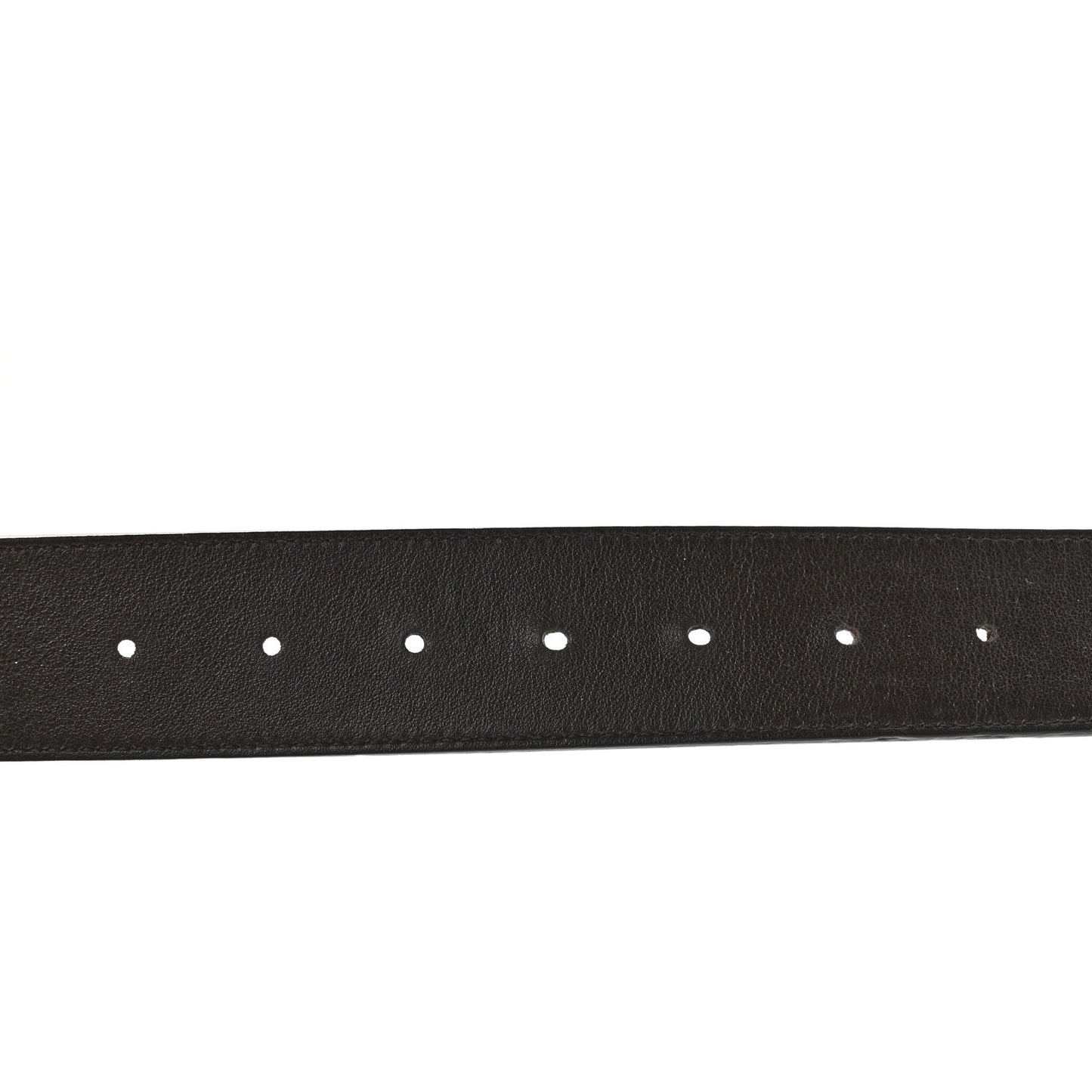 Textured Dollar Calfskin Double G 40mm Belt 90 36 Black