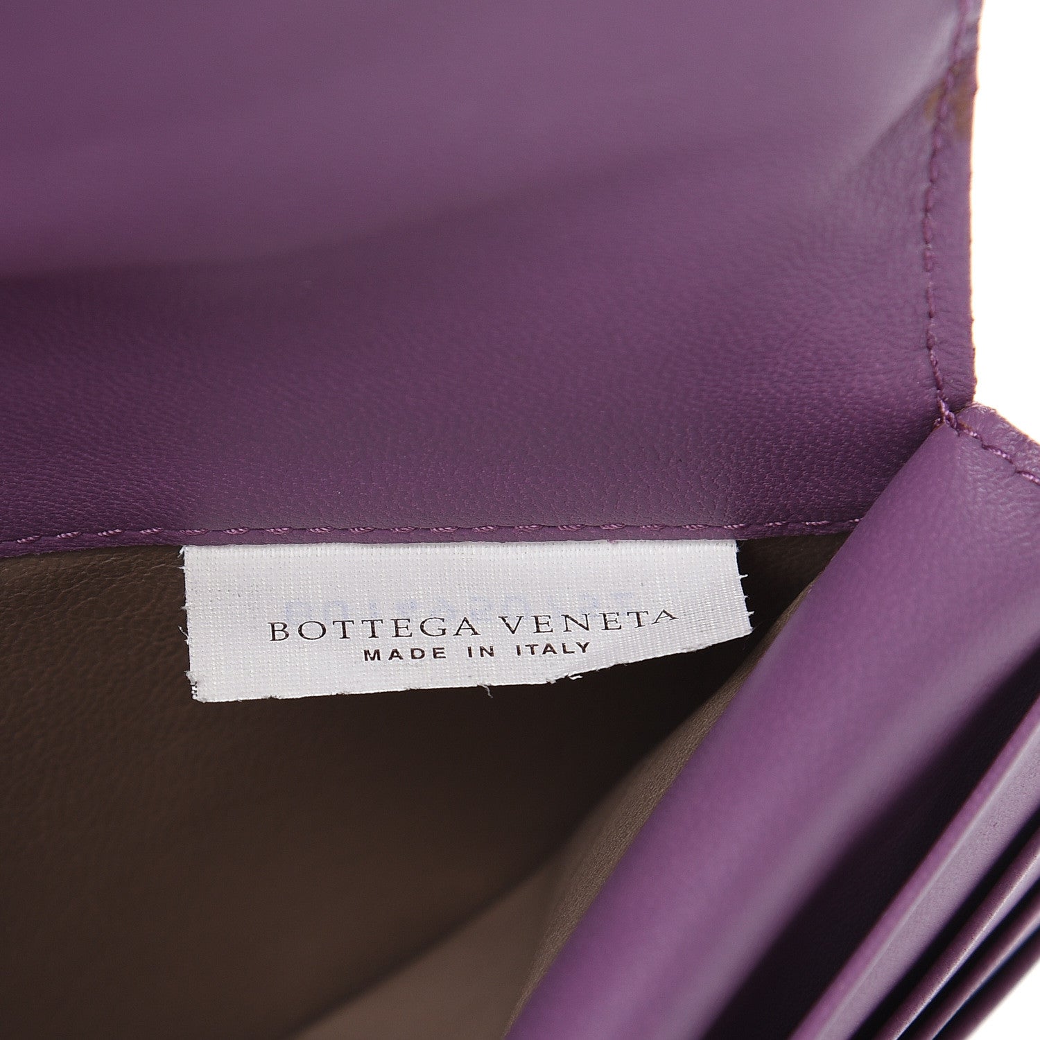 Bottega Veneta Nappa Intrecciato Flap Wallet Purple 7 of 12