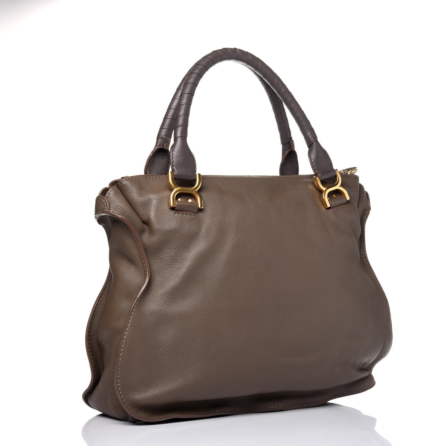 Chloe Calfskin Large Marcie Satchel Nut 3 of 18