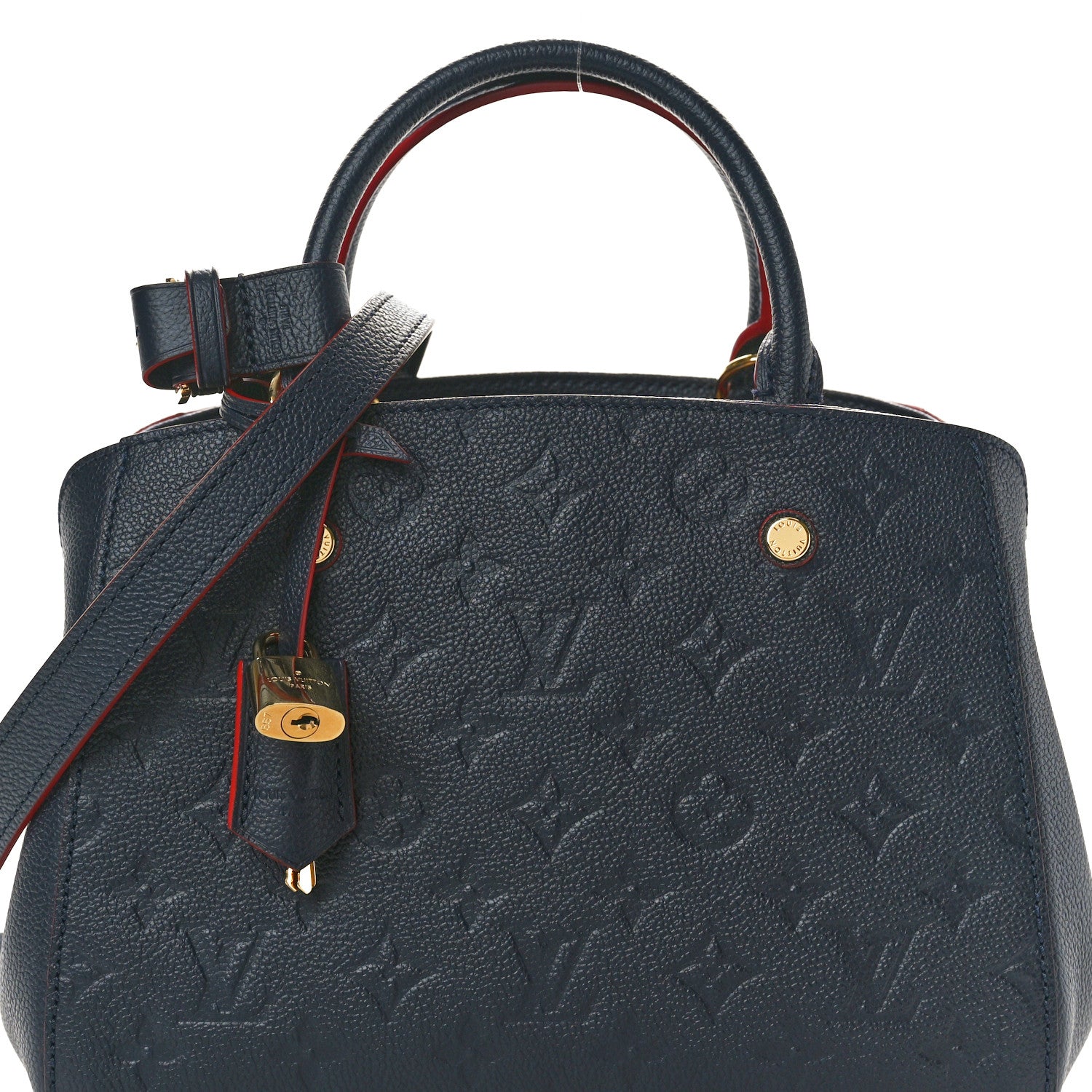Louis Vuitton Empreinte Montaigne BB Marine Rouge 8 of 10