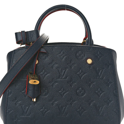 Louis Vuitton Empreinte Montaigne BB Marine Rouge 8 of 10