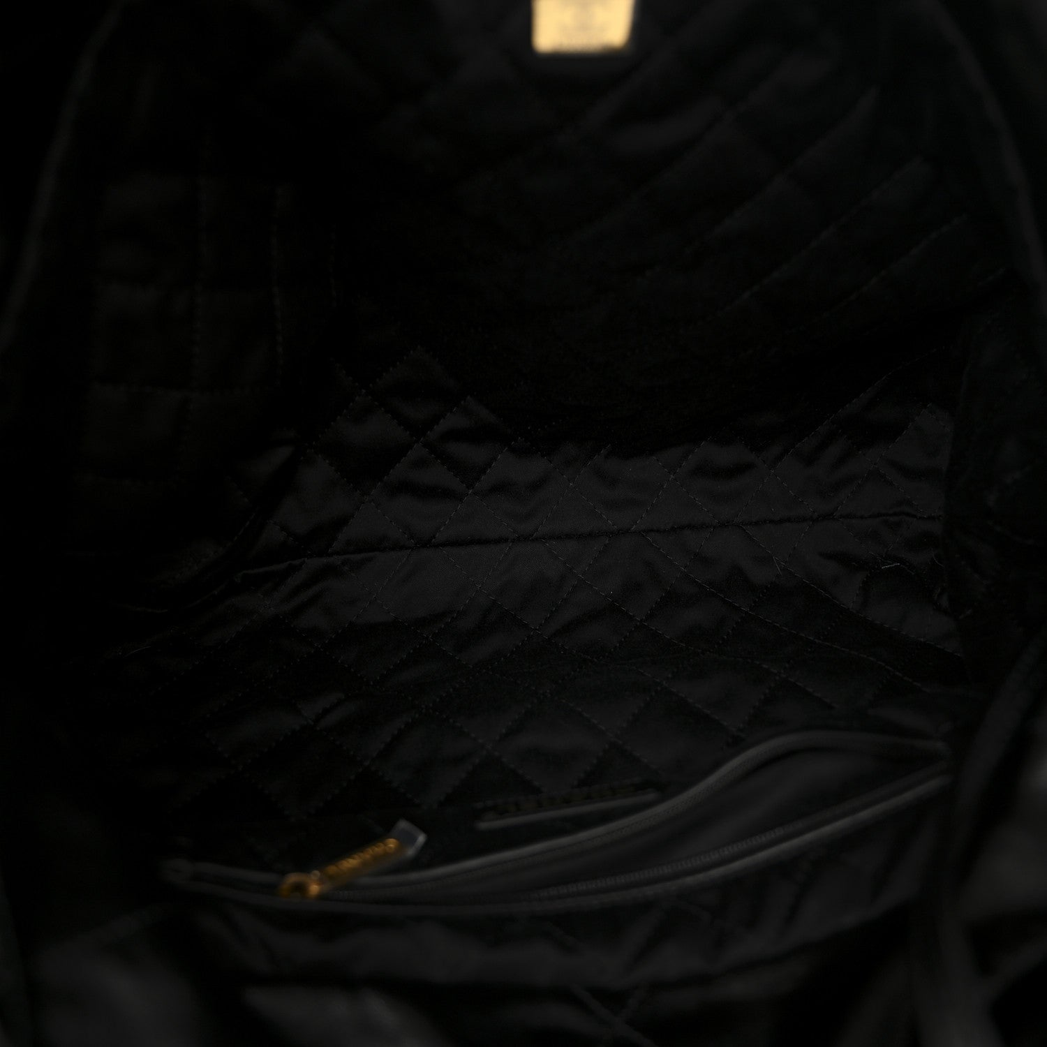 Chanel Shiny Calfskin Quilted Chanel 22 Black 6 of 12