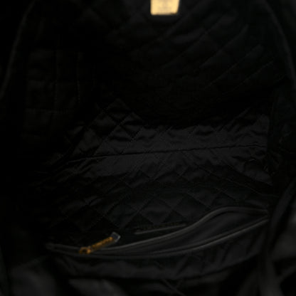 Chanel Shiny Calfskin Quilted Chanel 22 Black 6 of 12