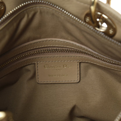 Christian Dior Lambskin Cannage Granville Polochon Beige 8 of 12