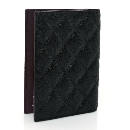 Chanel Caviar Quilted Passport Holder Black 3 of 7
