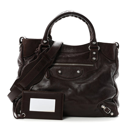 Balenciaga Agneau Giant 12 Silver Hardware Velo Cigare Fonce 3 of 11