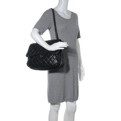 Chanel Lambskin Quilted 3 Maxi Flap Black 2 of 9