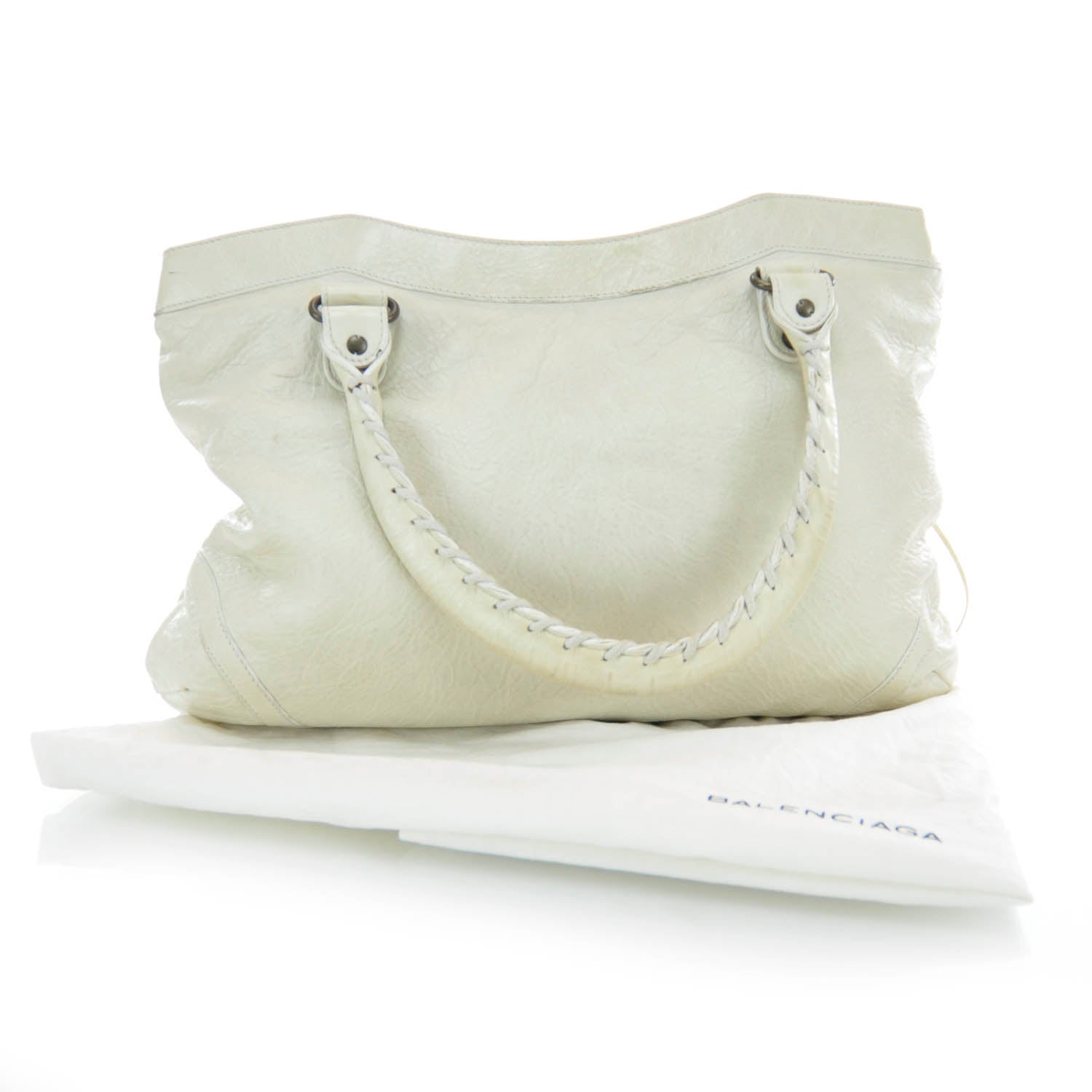 Balenciaga Chevre Classic Hardware Purse White 3 of 9