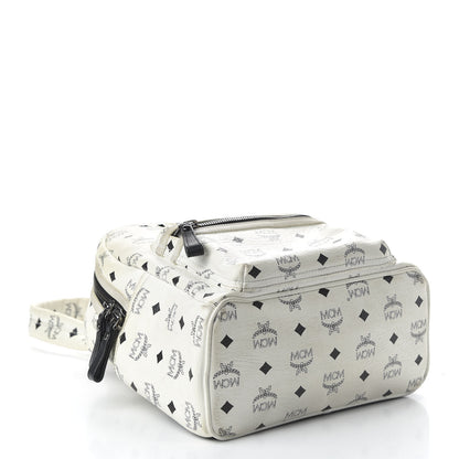 MCM Visetos Small Sprinkle Stud Stark Backpack White 3 of 15