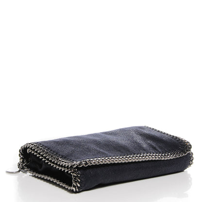 Stella McCartney Faux Leather Shaggy Deer Falabella Crossbody Navy 4 of 10