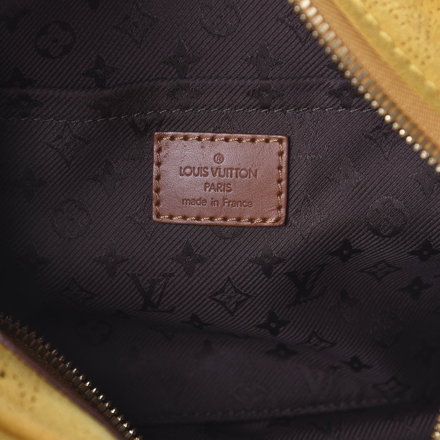 Louis Vuitton Suede Mahina Onatah GM Maize 7 of 7