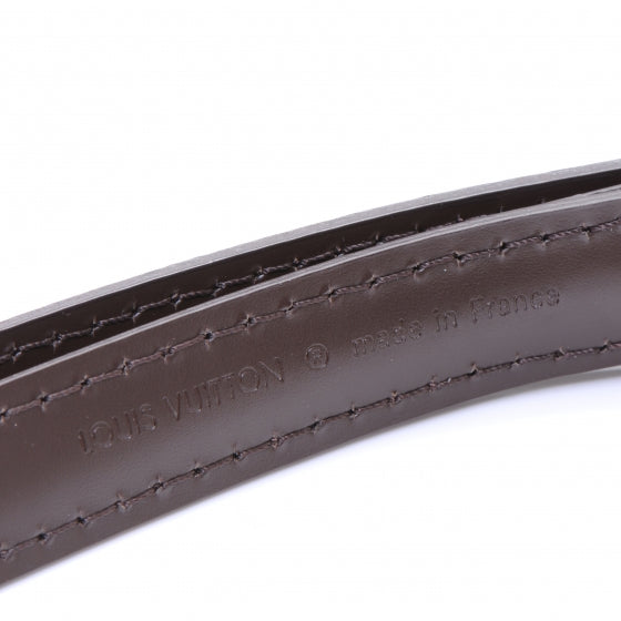 Louis Vuitton Leather Adjustable Strap Brown 3 of 3