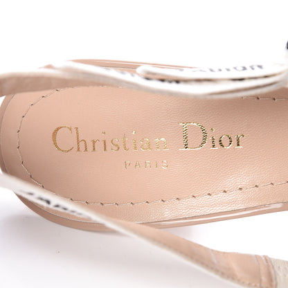 Christian Dior Patent Ribbon J'Adior Slingback 65mm Pumps 39 Nude 7 of 8