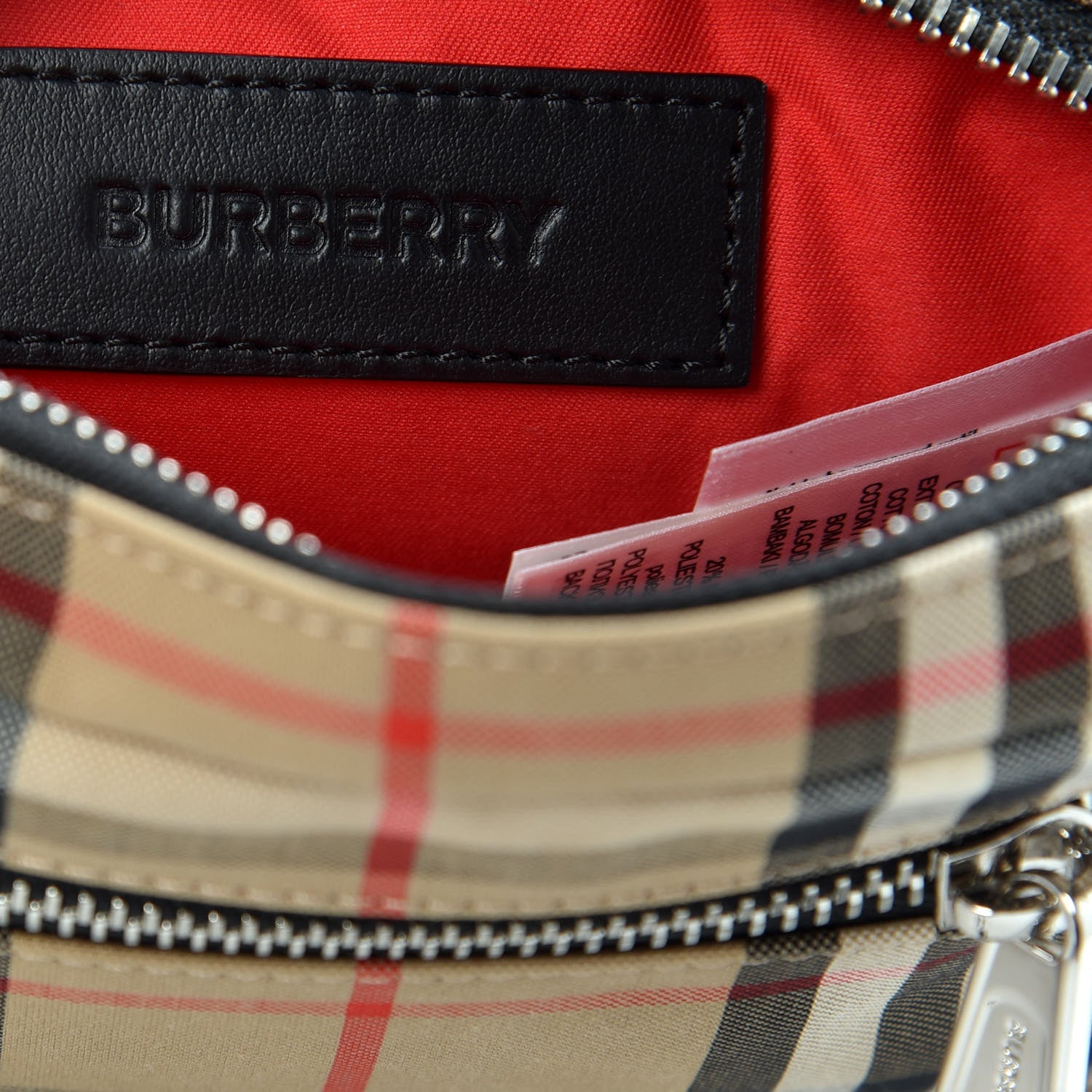 Burberry Nylon Vintage Check Small Cannon Bum Bag Archive Beige 8 of 10