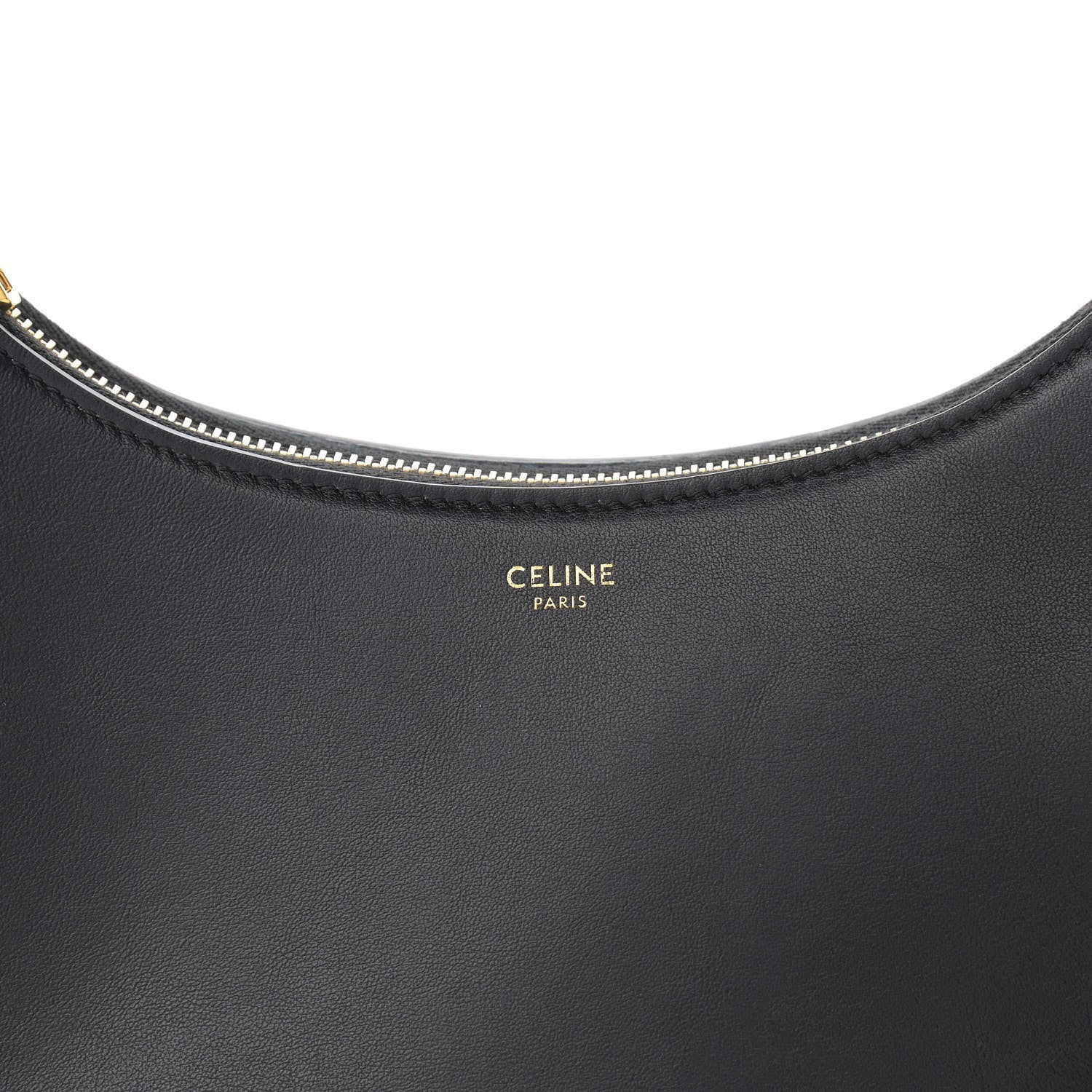 Celine Smooth Calfskin Medium Strap Ava Shoulder Bag Black Tan 8 of 10