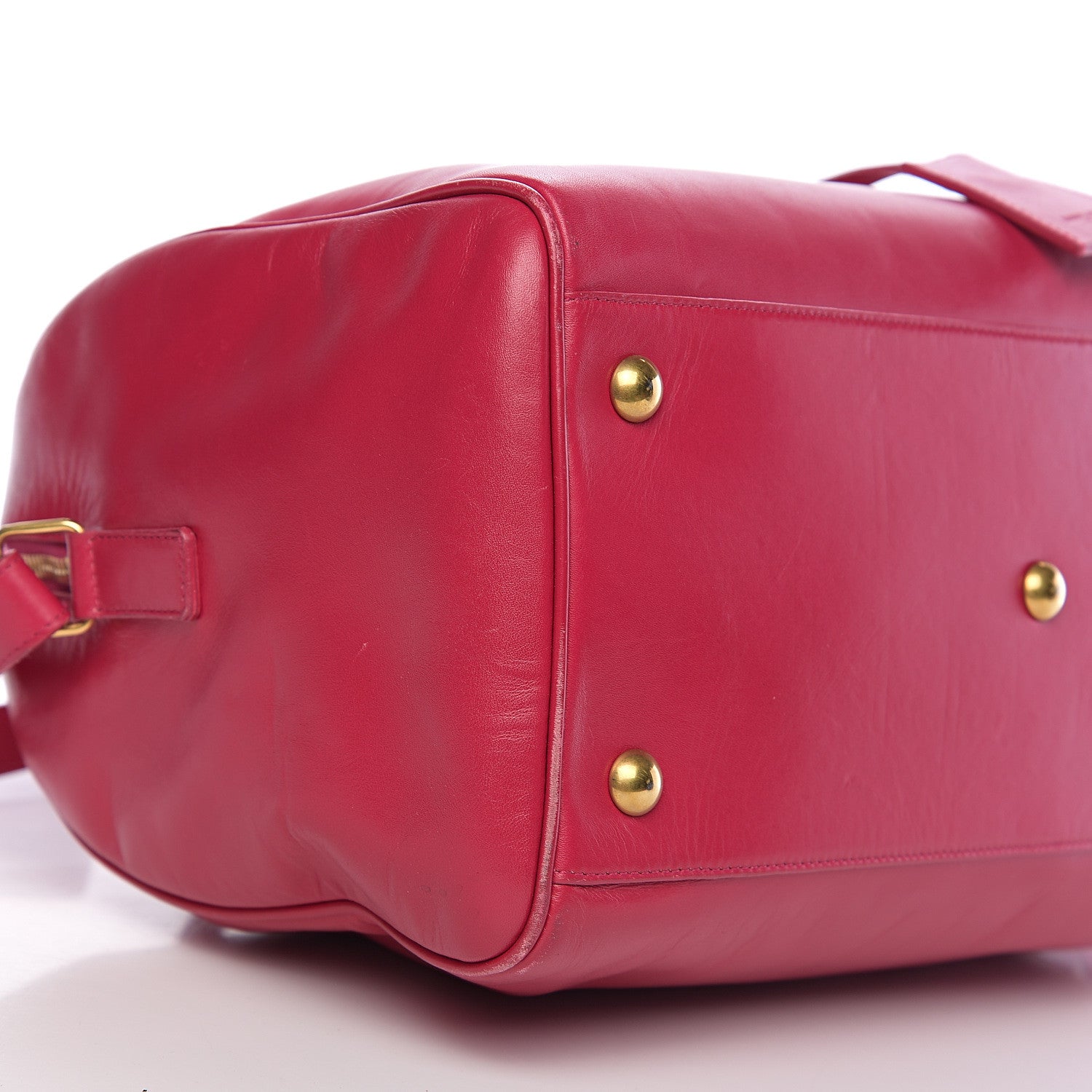 Saint Laurent Calfskin Classic Duffle 6 Fuchsia 14 of 15
