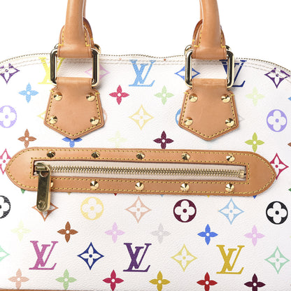 Louis Vuitton Monogram Multicolor Alma White 9 of 9