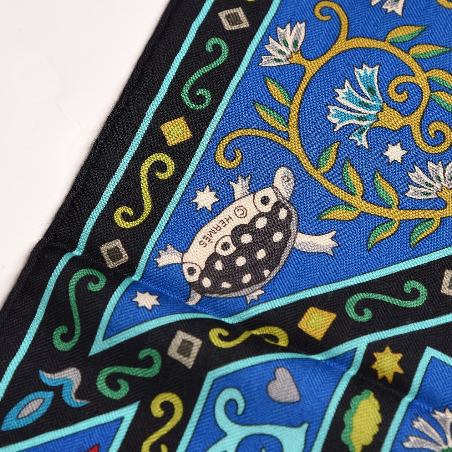 Cashmere Silk Peuple Du Vent Shawl 140 Caban Cobalt Turquoise