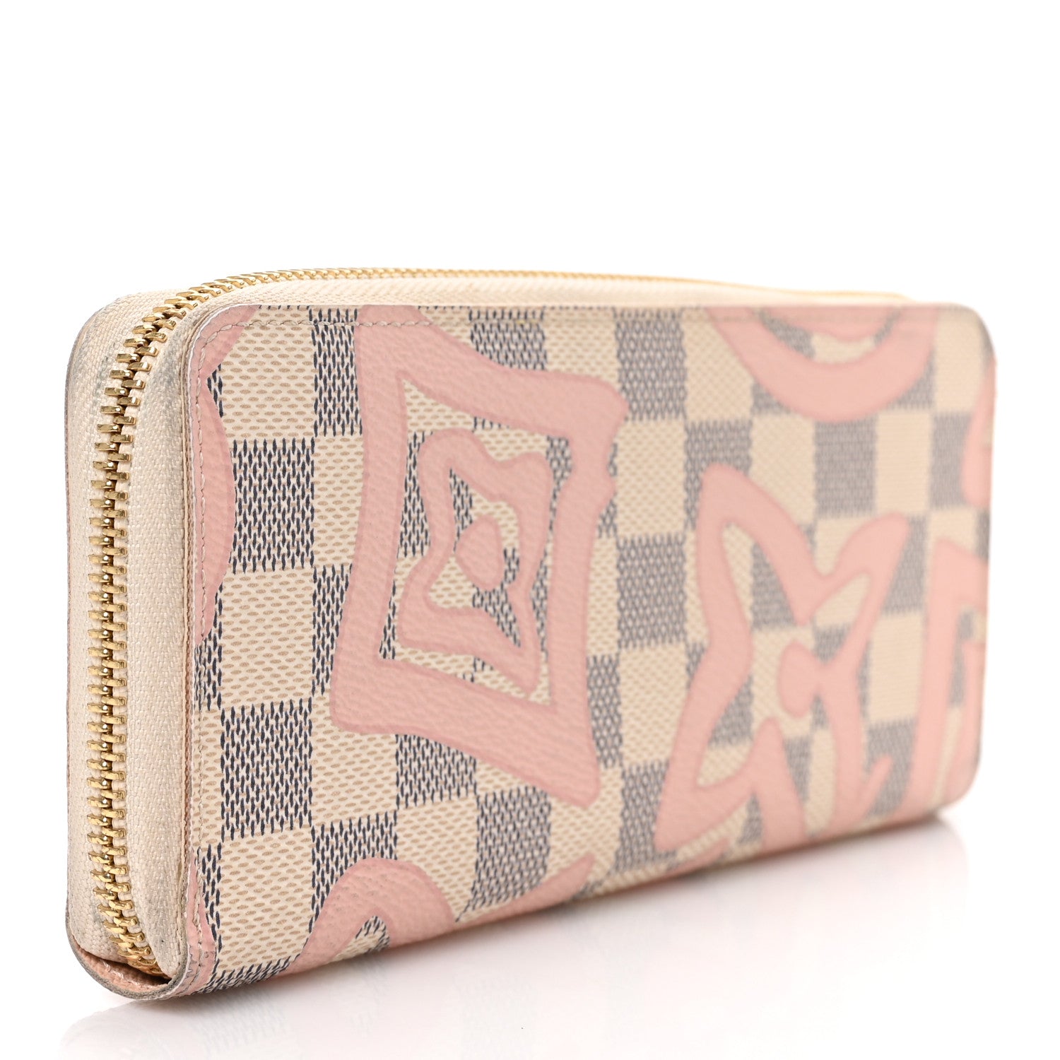 Louis Vuitton Damier Azur Tahitienne Clemence Wallet 3 of 8