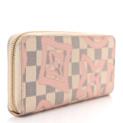 Louis Vuitton Damier Azur Tahitienne Clemence Wallet 3 of 8