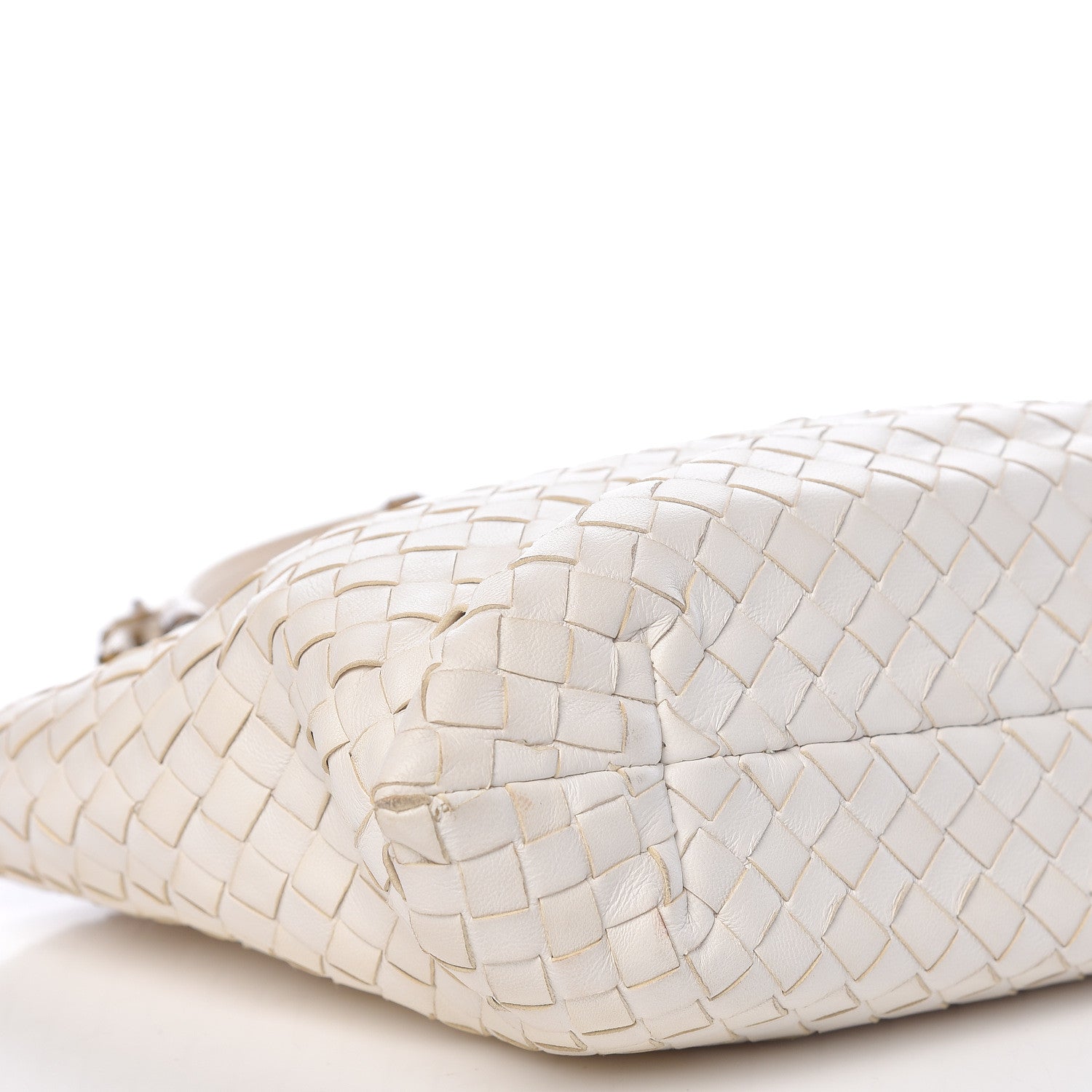 Bottega Veneta Nappa Intrecciato Small Capri Tote White 8 of 13