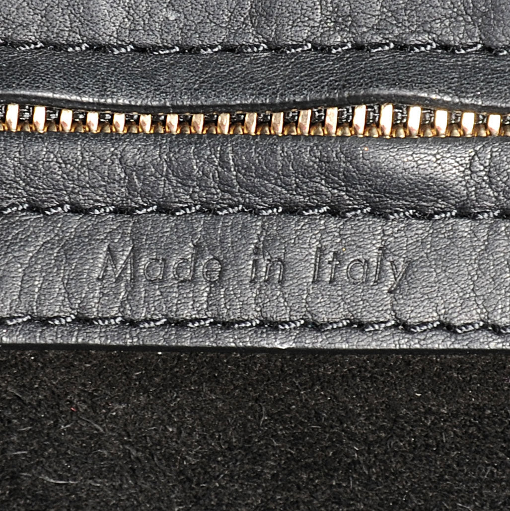 Celine Supple Calfskin Medium Phantom Luggage Black 6 of 7