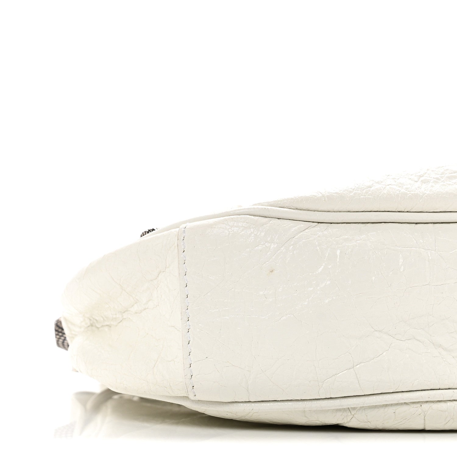 Balenciaga Agneau Arena Le Cagole Shoulder Bag XS Optic White 10 of 11