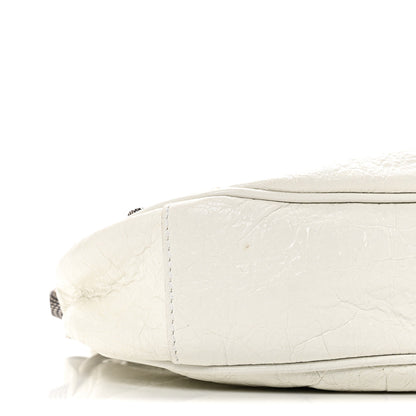 Balenciaga Agneau Arena Le Cagole Shoulder Bag XS Optic White 10 of 11