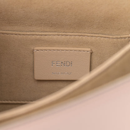 Fendi Vitello Liberty Pearl Scalloped Studded Small Kan I Shoulder Bag Soap 6 of 12