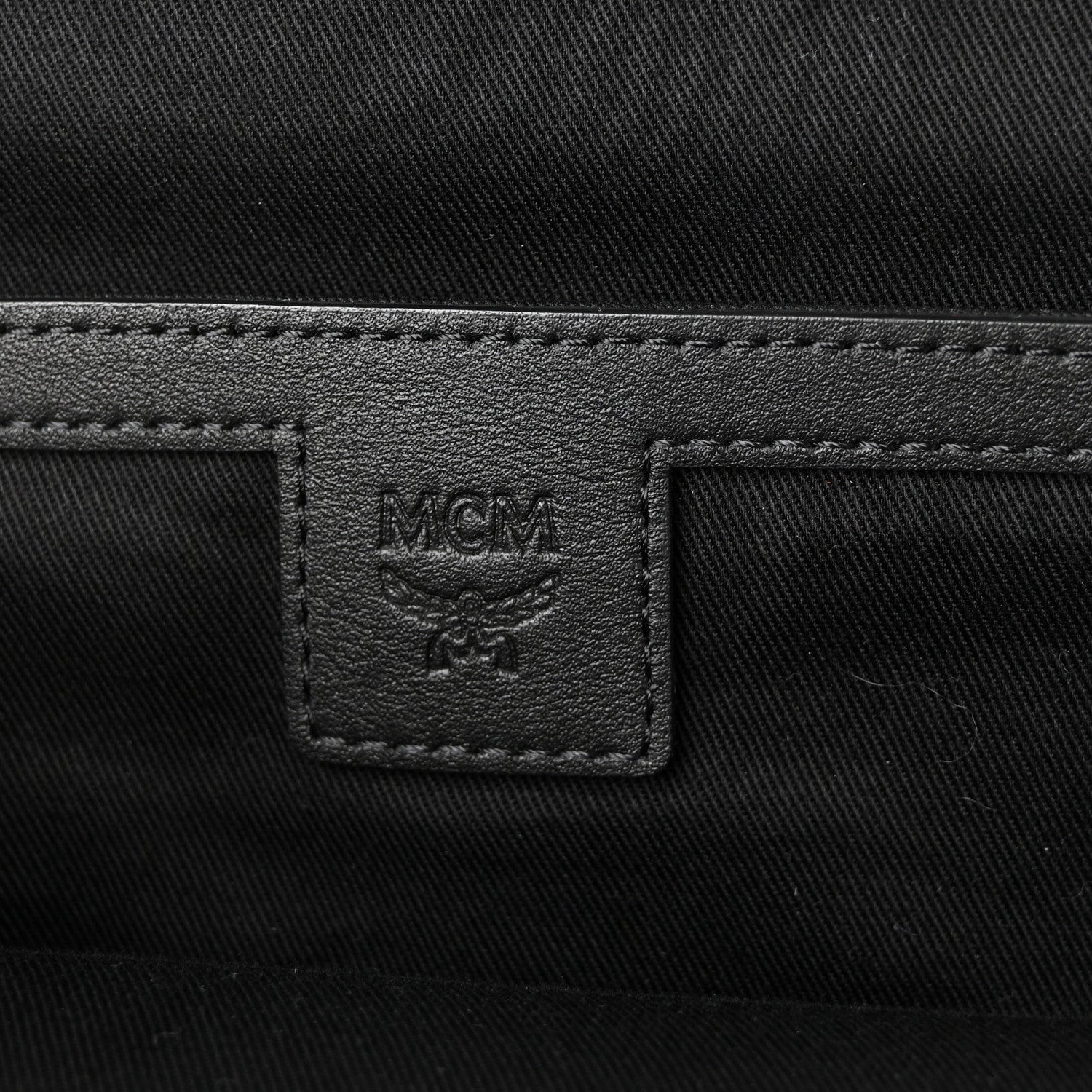 MCM Visetos Medium Stark Backpack Black 6 of 9