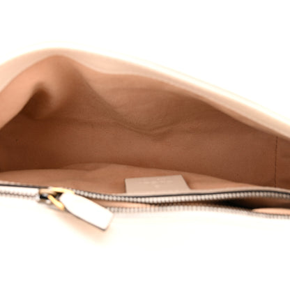 Gucci Calfskin Matelasse Small GG Marmont Shoulder Bag White 5 of 10