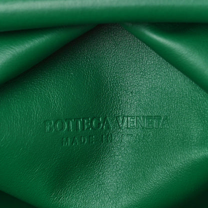 Bottega Veneta Smooth Butter Calf The Pouch Oversized Clutch Racing Green 7 of 9