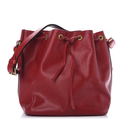 Louis Vuitton Epi Petit Noe Castillan Red 1 of 13