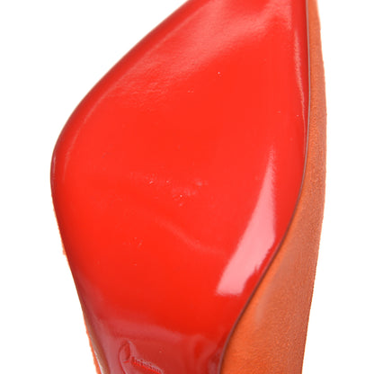 Christian Louboutin Suede Pigalle Follies 100 Pumps 37 Magma 11 of 17