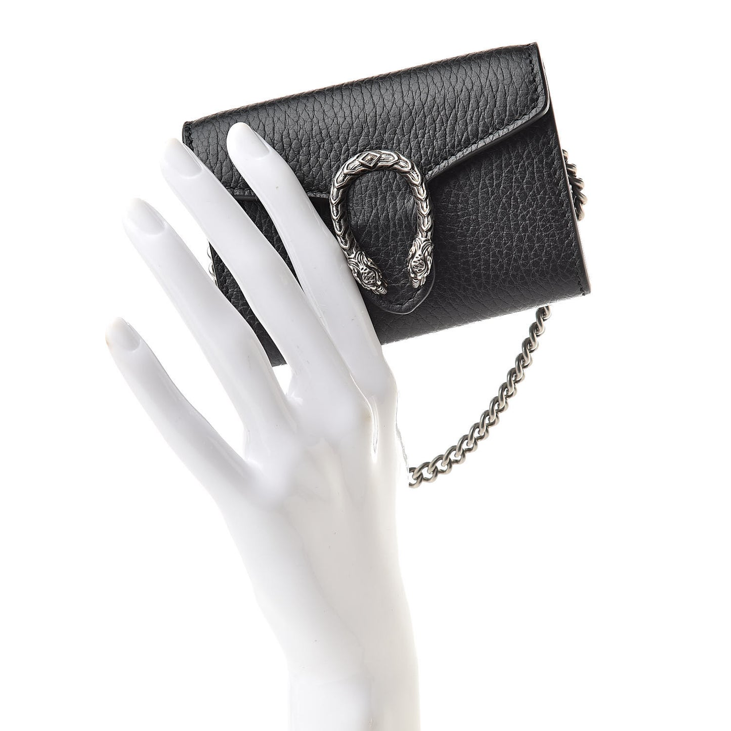 Calfskin Dionysus Coin Purse Black
