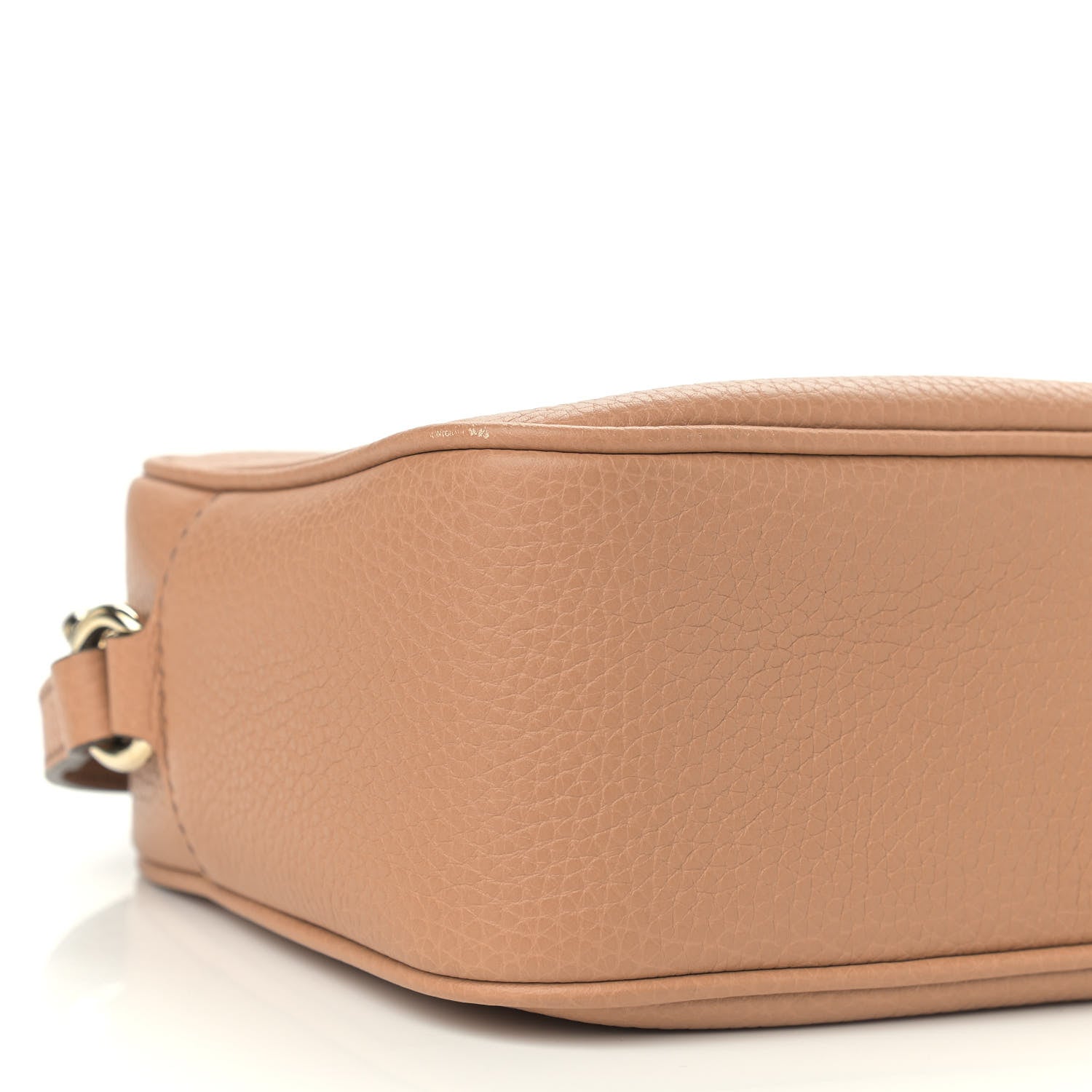 Gucci Pebbled Calfskin Small Soho Disco Bag Camelia 9 of 11