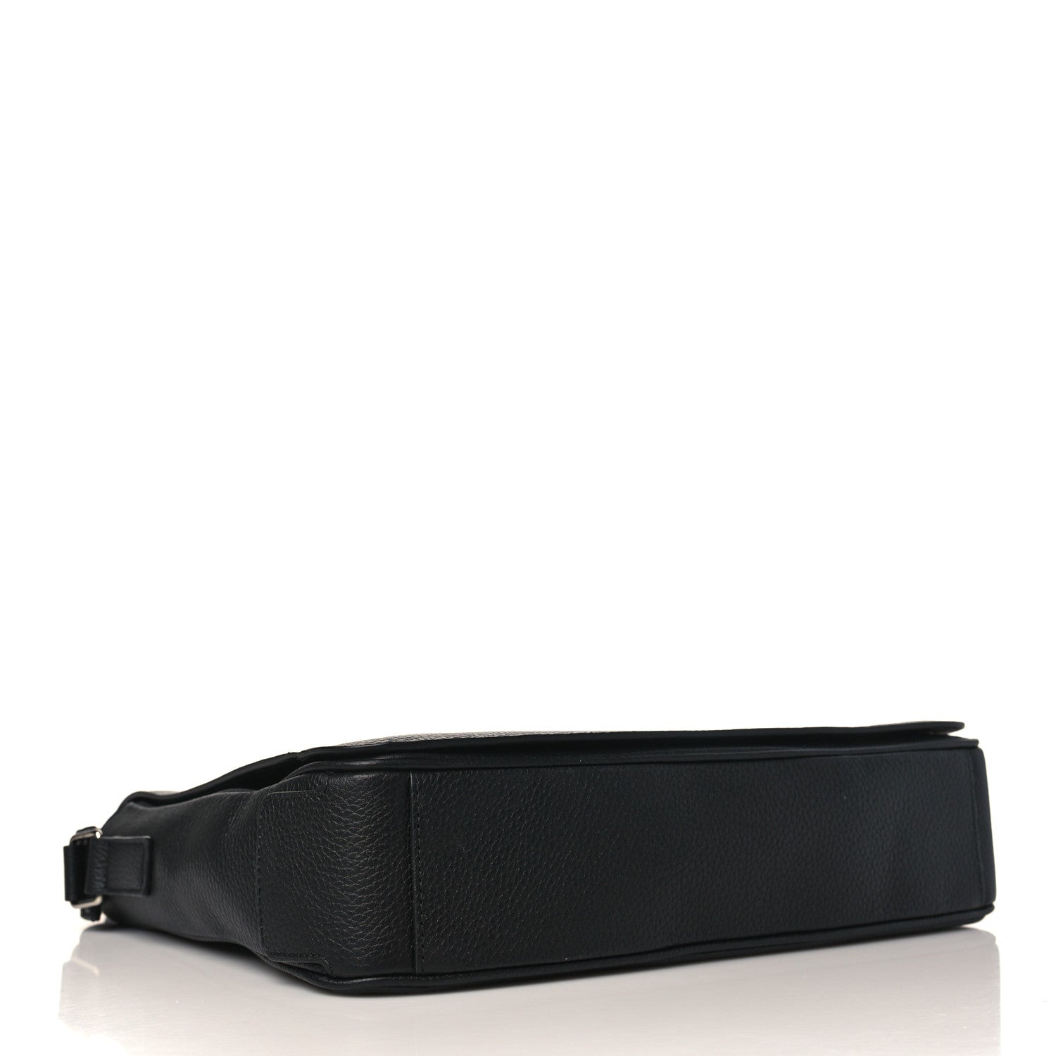 Burberry Grainy Calfskin Embossed Bruno Messenger Black 3 of 8