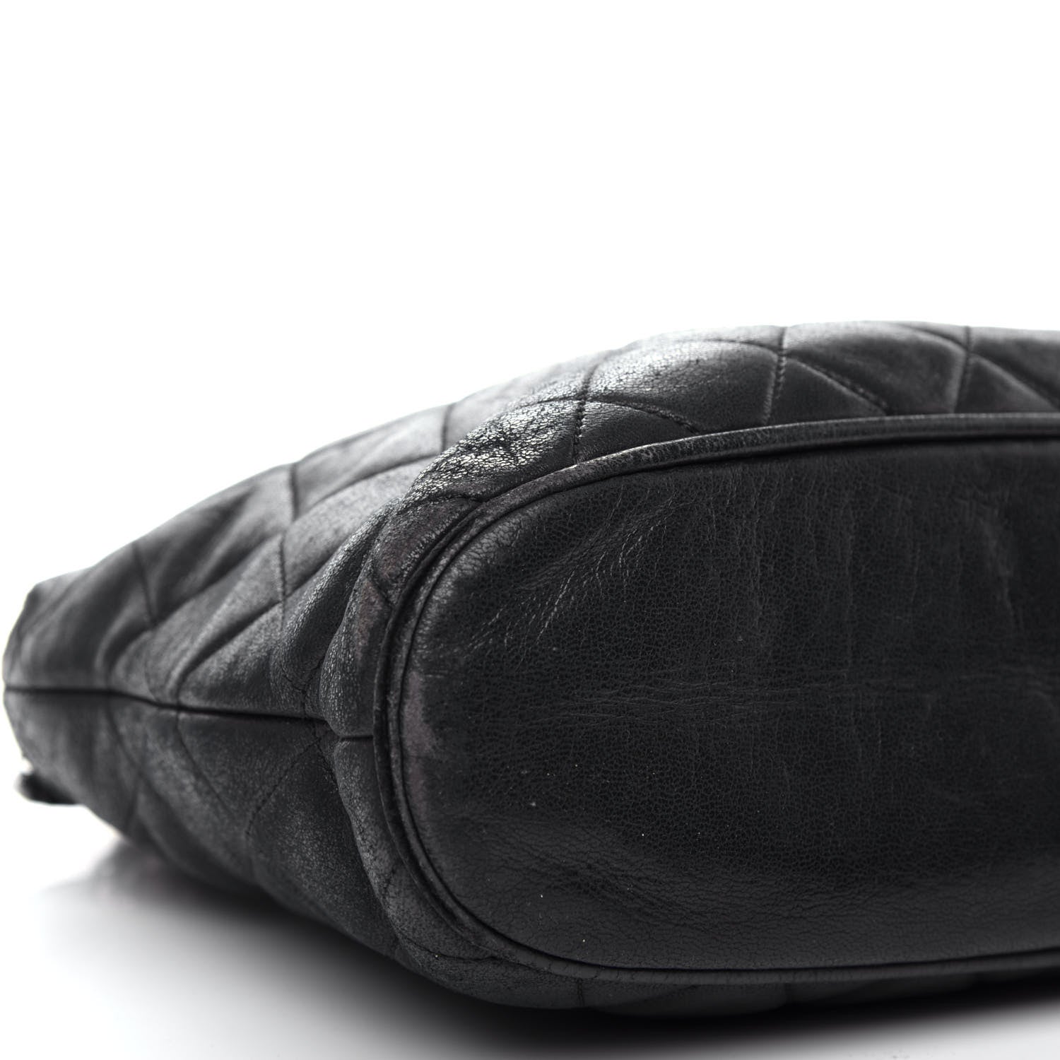 Chanel Lambskin Quilted Shoulder Bag Black 8 of 10