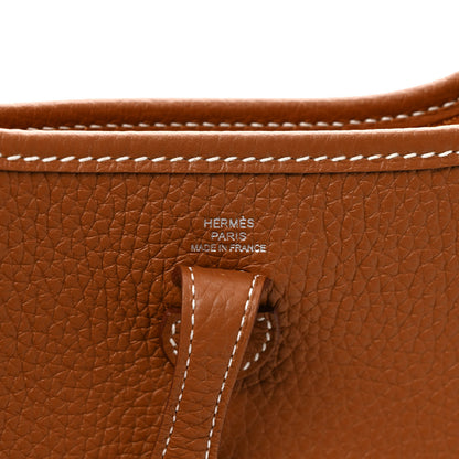 Hermes Taurillon Clemence Evelyne TPM Gold 6 of 9
