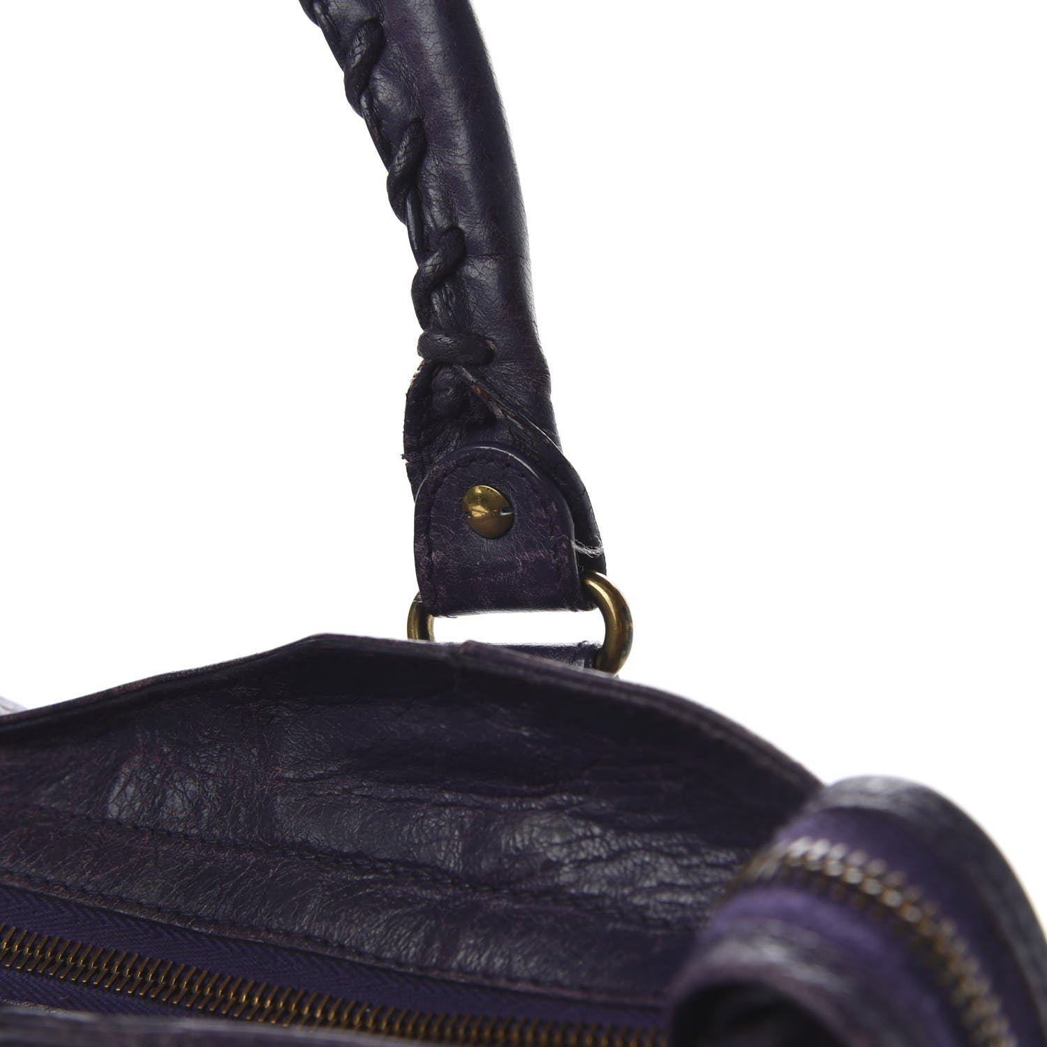Balenciaga Agneau Classic Gold Hardware Velo Dark Violet 12 of 13