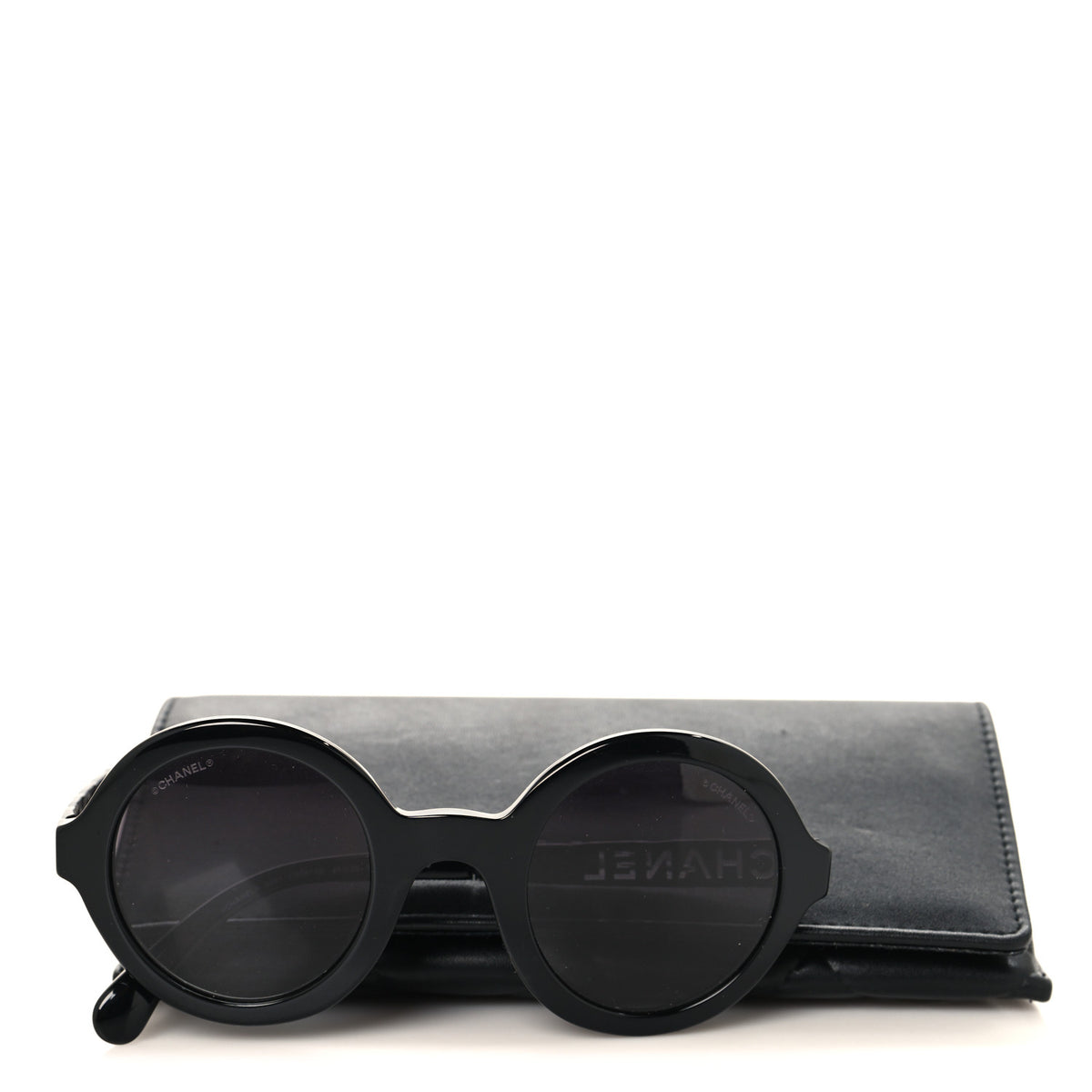 Chanel Acetate Polarized Sunglasses 5441 Black 7 of 7